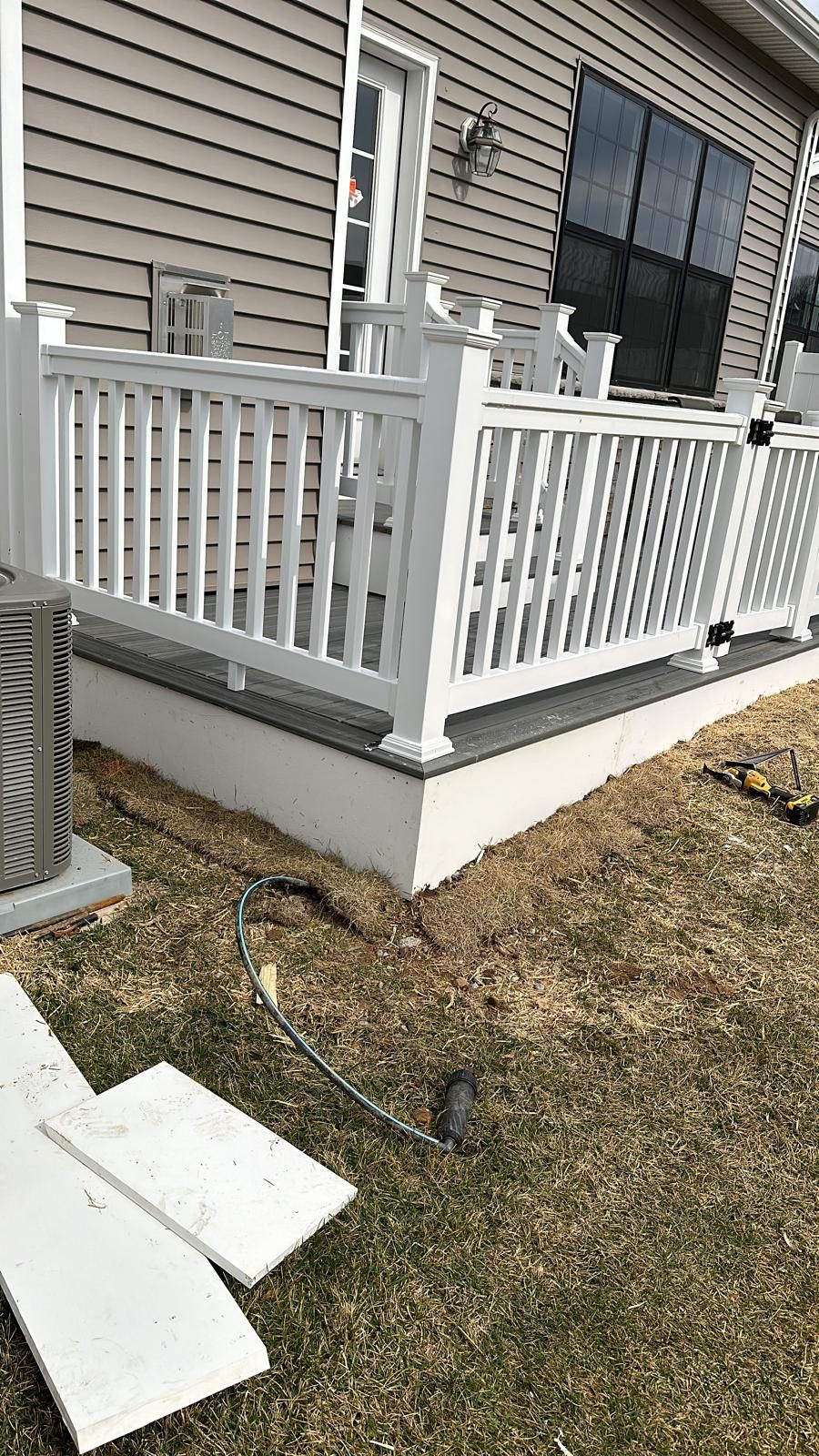 Custom deck project in New Jersey